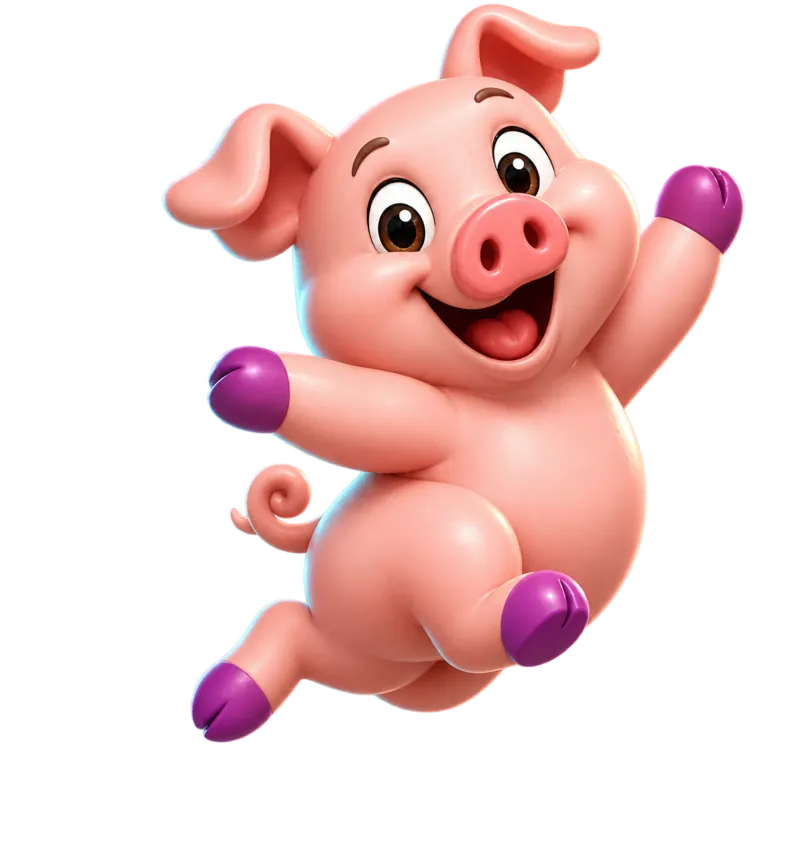 Jumping pig