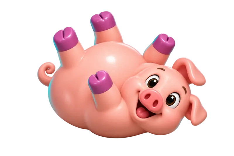 Razorback pig