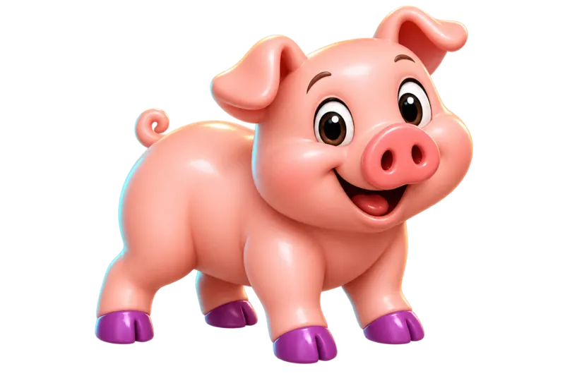 Standing pig